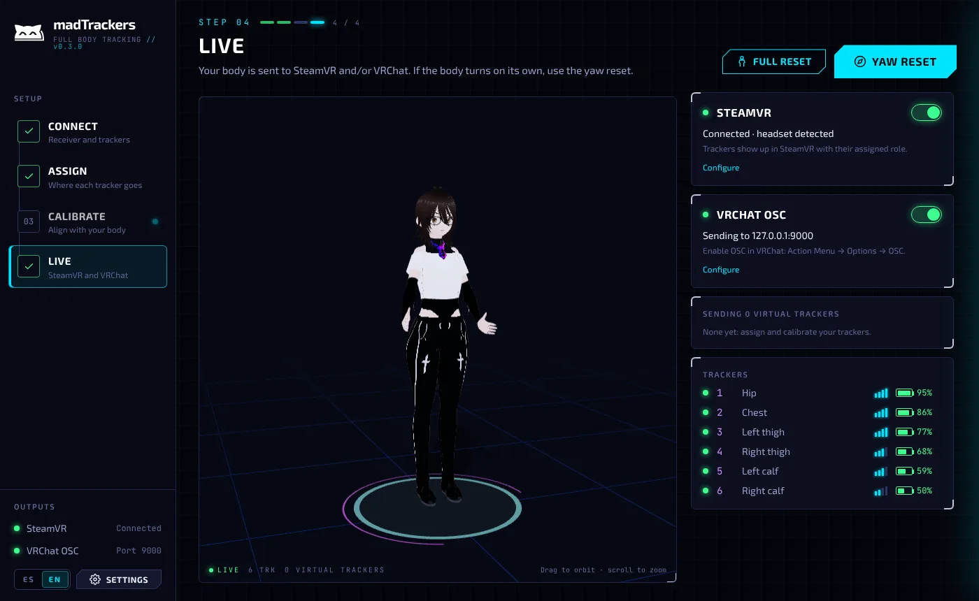 Step 04: live